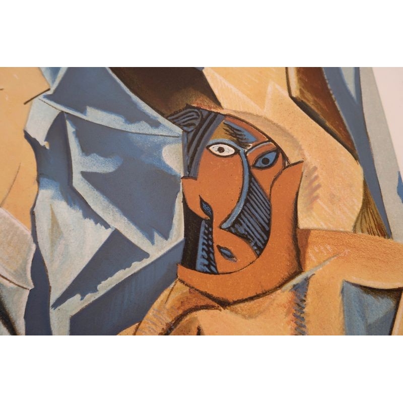 Affiche ancienne de 1953 de l'exposition sur le cubisme de 1907 à 1914 - vue 3