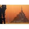 Affiche ancienne Le Mont Saint Michel -1920 - Signée par Constant Duval - Vue 4