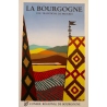 Original poster of Bernard Villemot - 1980, La Bourgogne. 30.3 by 47.2 inches