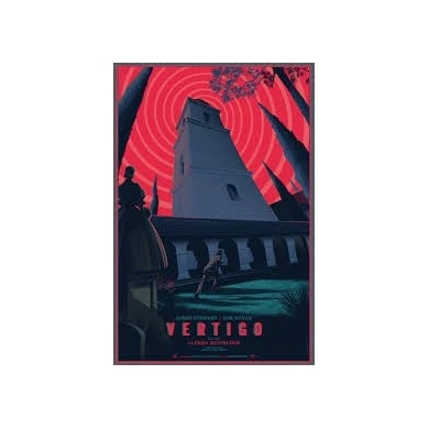 VERTIGO ( Sueurs froides ) affiche originale. Elbé Paris.