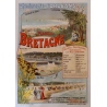 Original vintage poster by Gustave Fraipont - 1896 - Plages de Bretagne (France) - 29.5 by 40.9 inches