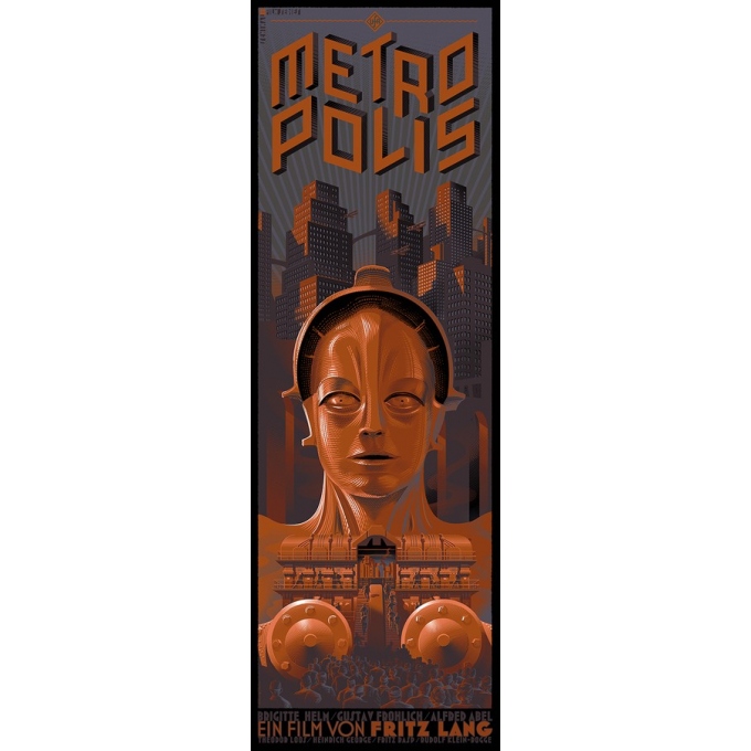 METROPOLIS - Variant by Laurent Durieux - serigraph. Elbé Paris.