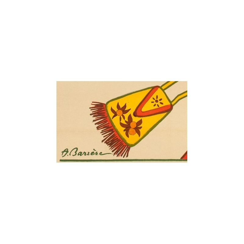 Vintage advertising poster - 1920 - Ambassadeurs - A.Barrère - 46.46 by 31.50 inches - View 2