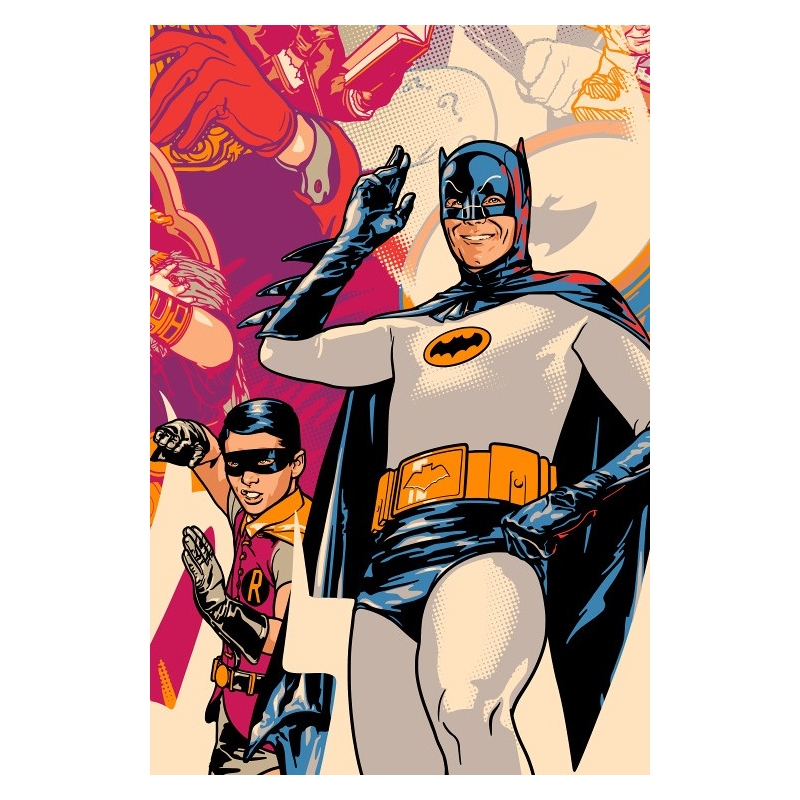 Movie poster BATMAN alternative  - Martin Ansin. Elbé Paris.