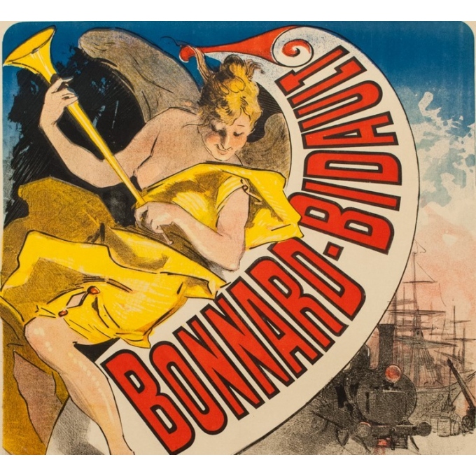 Vintage advertising poster - Jules Cherret - 1887 - Bonnard-Bidault - 48.43 by 34.45 inches - View 2