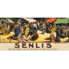 Affiche ancienne de voyage - Charles Hallaut - 1920 - Senlis - 104.5 par 74 cm - Vue 3