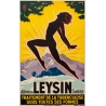 Affiche ancienne publicité - Jacomo - 1930 - Leysin Suisse - 100 par 62.5 cm