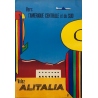 Vintage travel poster - Alitalia Amérique Centrale et du Sud - 1965 - 39.37 y 26.97 inches