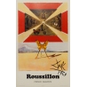 Original travel poster - Dali - 1970 - Roussillon French Railways - 39.98 by 24.61 inches