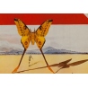 Affiche originale de voyage - Dali - 1970 - Roussillon French Railways - 99 par 62.5 cm - Vue  3