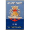 Affiche ancienne voyage - Messagerie Maritime - R.Souli - 1949 - La Marseillaise - 98 par 61.5 cm
