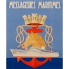 Affiche ancienne voyage - Messagerie Maritime - R.Souli - 1949 - La Marseillaise - 98 par 61.5 cm - Vue 2