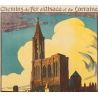 Vintage french travel poster - René Allenbach - 1910 - Strasbourg - 41.73 by 29.53 inches - Vue 2