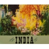 Vintage travel poster - India - Nielsen - 1965 - 38.39 by 23.62 inches - view 4