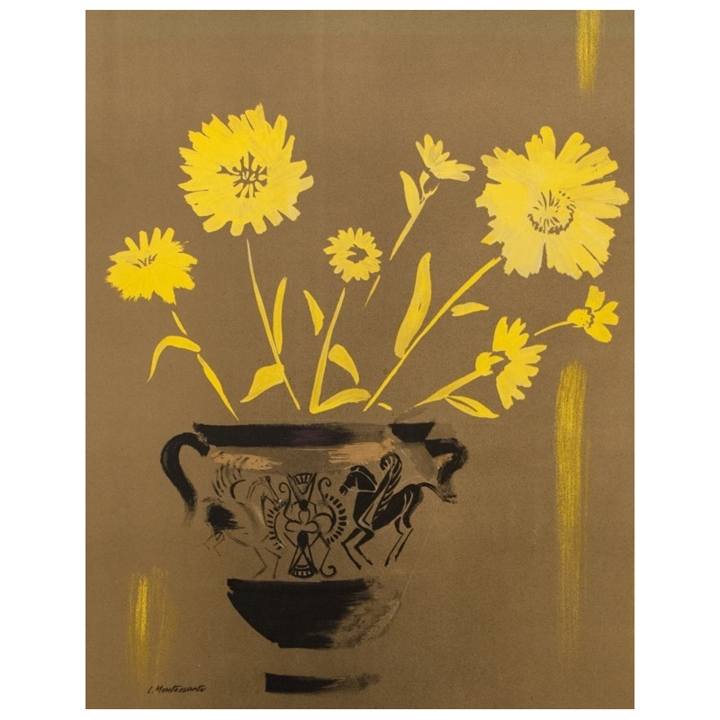 Original travel poster - Grece - L. Montessanto - 39.76 by 27.17 inches - view 2