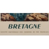 Affiche ancienne SNCF - Bretagne - Ceria - 1957 - 100 par 62 cm - Vue 3
