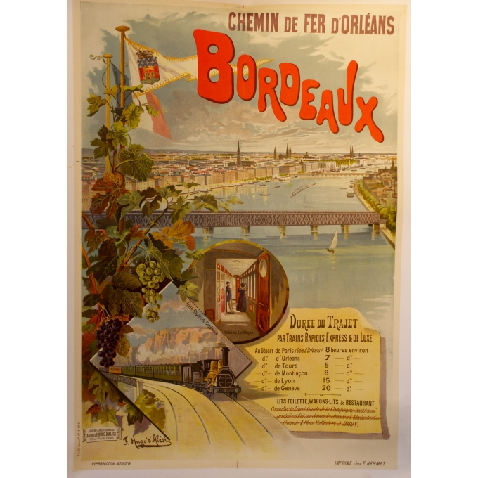 Original poster south west France, Bordeaux. Elbé Paris