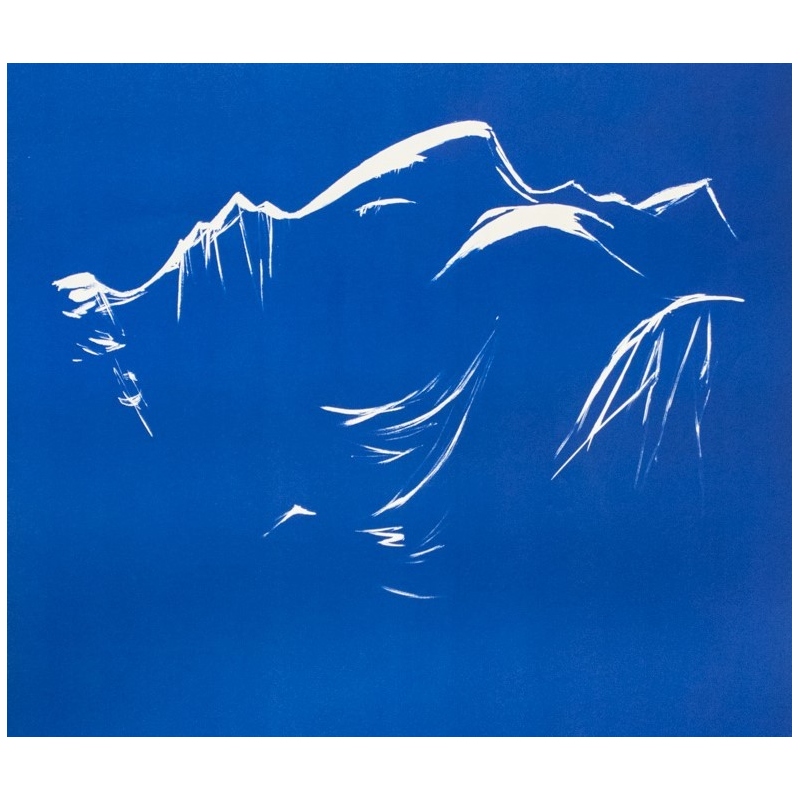 Vintage travel poster - Y.Laty - Ca 1960 - Mont Blanc- - 38.4 by 24.8 inches - View 3