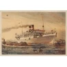 Affiche ancienne de voyage - Albert Sebille - 1925 - Société générale de transports maritimes à vapeur - 105 par 71.5 cm
