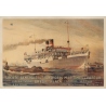 Vintage travel poster - Albert Sebille - 1925 - Société générale de transports maritimes à vapeur - 41.3 by 28.1 inches