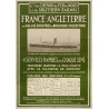 Affiche ancienne de voyage - Mc Corquodale - 1926 - France Angleterre via Calais Douvres - 105 par 75 cm