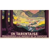 Vintage travel poster - Roger Soubie - 1925 - PLM - En Tarentaise France - 42.9 by 29.9 inches - View 3
