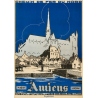 Affiche ancienne de voyage - Ringard - 1929- Amiens - 104.5 par 73.5 cm