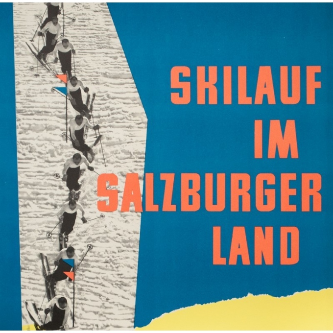 Vintage travel poster - Wallnöfer - 1960 - Salsbourg-Autriche - 33.1 by 23.2 inches - 3 Vintage travel poster - Wallnöfer - 1960 - Salsbourg-Autriche - 33.1 by 23.2 inches - 3