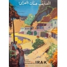 Affiche ancienne de voyage - 1960 - Irak- Kurdistan - 85 par 62.5 cm
