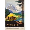 Vintage travel poster - Das kleeblatt - 1950 - Autriche - 37.4 by 25 inches