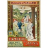 Vintage travel poster - Trinquier Trianon - 1905 - Lamalou les bains - 41.3 by 28.9 inches