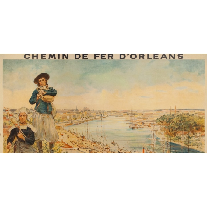 Vintage travel poster - Toilpot - 1904 - Bretagne-Nantes - 42.1 by 29.1 inches - 3 Vintage travel poster - Toilpot - 1904 - Bretagne-Nantes - 42.1 by 29.1 inches - 3