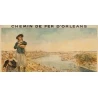 Affiche ancienne de voyage - toilpot - 1904- Bretagne-Nantes - 107 par 74 cm - 3