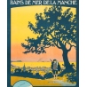 Vintage travel poster - Constant Duval - 1920 - Bains de mer de la Manche - 42.3 by 30.5 inches - 2
