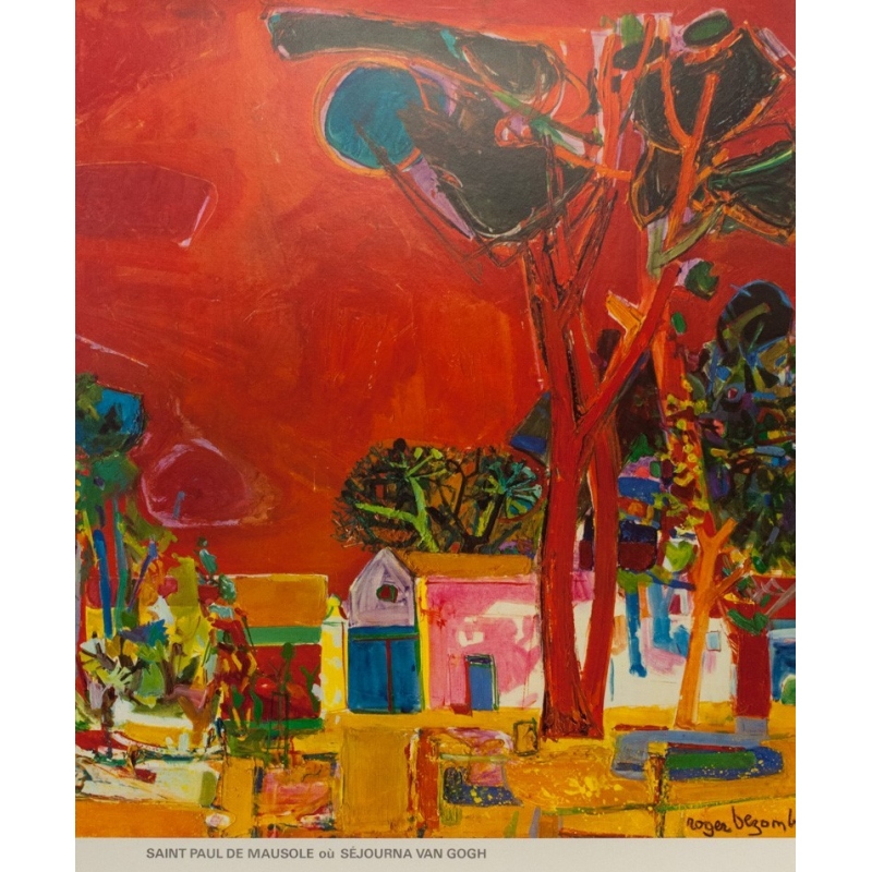 Affiche ancienne de voyage - Rogers Bozombes - 1948 - Saint Rémi de Provence - 106 par 69.5 cm - 2