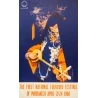 Vintage poster - J.G.Mantel - 1960 - Festival folklorique de Marakesh - 39.4 by 23.8 inches