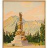 Affiche ancienne - Anonyme  - Circa 1925 - Trento Italie - 102.5 par 62 cm - 2