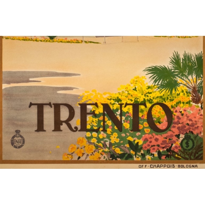 Affiche ancienne - Anonyme  - Circa 1925 - Trento Italie - 102.5 par 62 cm - 3