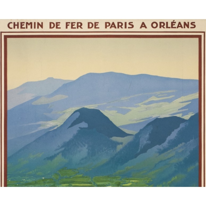 Affiche ancienne de voyage - Hallo - Circa 1925 - Vic sur Cère Cantal - 99 par 61.5 cm - 2