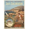 Affiche ancienne de voyage - E.Louis Lessieux - Circa 1900 - San Salvadour PLM - 108 par 77 cm
