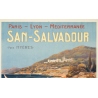 Affiche ancienne de voyage - E.Louis Lessieux - Circa 1900 - San Salvadour PLM - 108 par 77 cm - 2