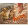 Affiche ancienne de voyage - Hugo d'Alési - Circa 1900 - Menton Citron PLM - 106 par 75 cm - 3