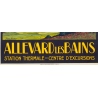 Vintage travel poster - Jean Julien - Circa 1925 - Allevard les Bains - 42.9 by 30.7 inches - 3