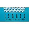 Affiche ancienne de voyage - Jean David  - 1954 - Israël le pays de la Bible - 97.5 par 62 cm - 3