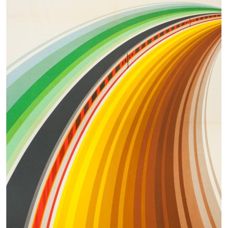 Affiche ancienne de voyage - Foré - 1971 - l'Aquitaine  - 101 par 62 cm - 3