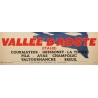 Vintage travel poster - Anonyme  - Circa 1950  - Vallée d'Aost Italie - 38.8 by 26.4 inches - 3