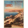 Vintage travel poster - Anonyme  - Circa 1900 - Cannes PLM - 41.7 by 30.3 inches