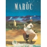 Vintage travel poster - H.Delval - 1952 - Maroc de nuit - 39.8 by 23.6 inches - 2
