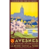 Vintage travel poster - Pierre Commarmond - 1930 - Avesnes - 39.8 by 24.4 inches