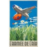 Vintage advertising poster - Delfo - Circa 1950 - L'armée de l'air  - 38.6 by 23.6 inches